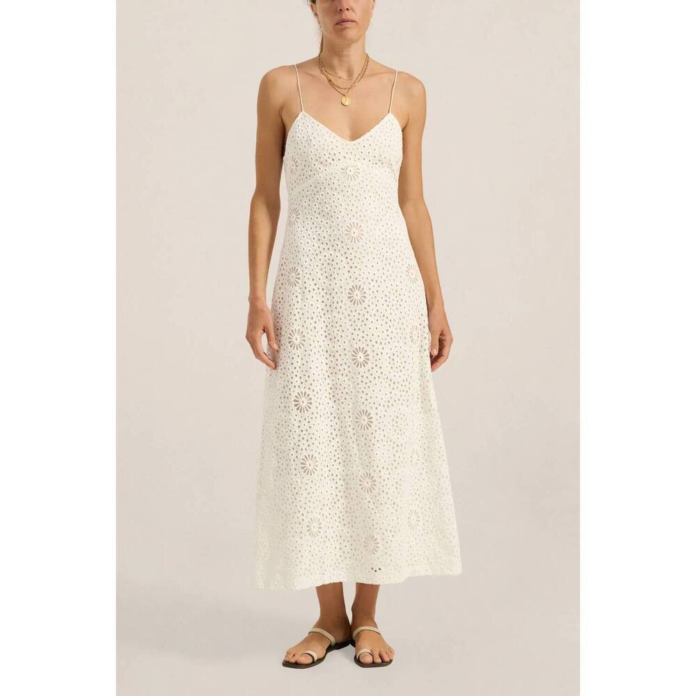 NEW ILIO NEMA ino dress in white eyelet
